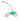 Green Hermès Milo Lambskin and Wool Budy Bag Charm Key Chain