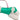 Green Hermès Milo Lambskin and Wool Budy Bag Charm Key Chain