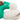 Green Hermès Milo Lambskin and Wool Budy Bag Charm Key Chain