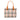 Brown Burberry House Check Tweed Handbag