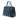 Blue Prada Medium Saffiano Lux Galleria Double Zip Satchel