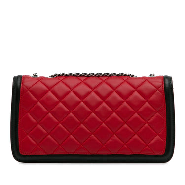 Red Chanel Medium Graphic Flap Crossbody Bag - Designer Revival