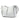 White LOEWE Small Grained Calfskin Hammock Bag Satchel