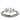 Silver Louis Vuitton Palladium Plated and Strass LV Iconic Ring Metal