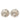 Silver Chanel CC Brass Round Clip On Earrings