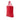 Red LOEWE Anagram Leather Shopper Tote
