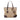 Tan Prada Leather Trimmed Canvas Canapa Logo Satchel - Designer Revival