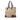 Tan Prada Leather Trimmed Canvas Canapa Logo Satchel - Designer Revival