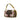 Brown Fendi Zucca Embroidered Canvas Floral Baguette Satchel - Designer Revival