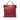 Red Gucci Tall Leather Bamboo Shopper Tote Satchel