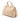 Beige Prada Saffiano Lux Boston Bag Satchel