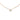 Pink Hermès Rose Gold Enamel Mini Pop H Pendant Costume Necklace