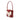 White Prada Bicolor Saffiano Turnlock Satchel