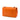 Orange Chanel Medium Classic Patent Double Flap Shoulder Bag