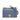Blue Dior Small Grained Calfskin Diorama Flap Crossbody Bag