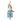 Blue Prada Spugna Logo Terrycloth Tote Satchel - Designer Revival