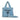 Blue Prada Spugna Logo Terrycloth Tote Satchel - Designer Revival