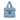 Blue Prada Spugna Logo Terrycloth Tote Satchel