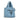Blue Prada Spugna Logo Terrycloth Tote Satchel - Designer Revival