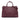Purple Burberry Medium Leather and House Check Banner Satchel