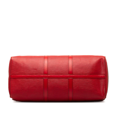 Red Louis Vuitton Epi Keepall 50 Travel Bag - Designer Revival