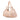 Pink Fendi Zucchino Canvas Shoulder Bag