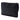 Black LOEWE Embossed Anagram Calfskin Repeat Double Flat Pouch Clutch Bag