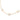 Gold Dior Gold Plated CD Mother of Pearl Destiny Necklace