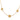 Gold Dior Gold Plated CD Mother of Pearl Destiny Necklace