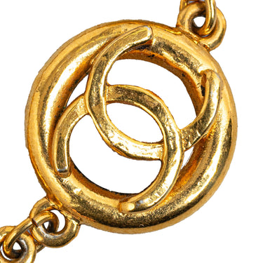 Gold Chanel CC Medallion Bracelet - Designer Revival