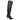 Black Chanel Pointed-Toe Knee-High Boots Size 37 - Designer Revival