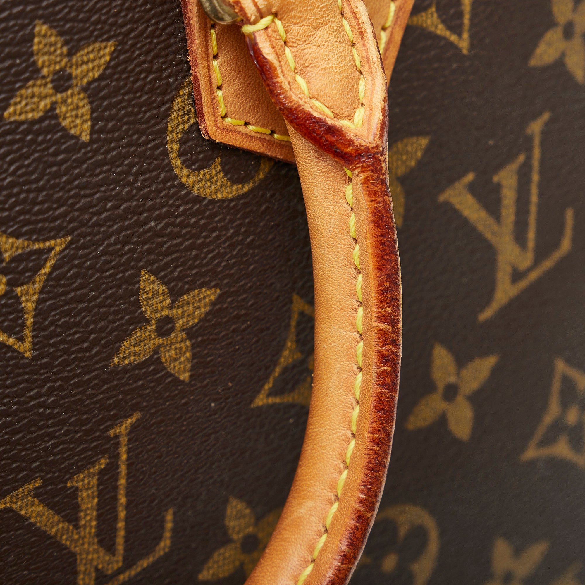 Authenticated Used Louis Vuitton Monogram Old Alma PM Handbag M51130 Brown  PVC Leather Ladies LOUIS VUITTON 