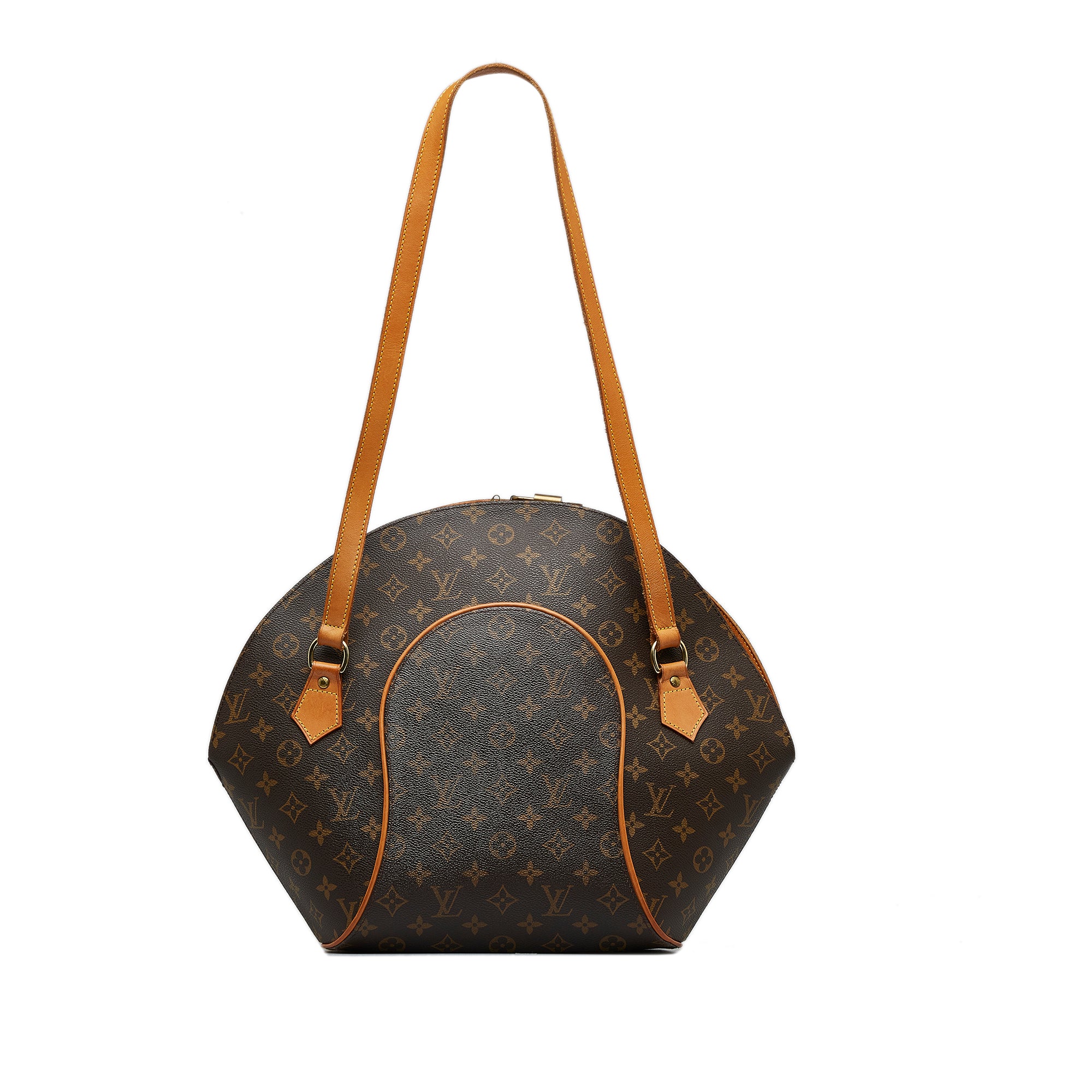 Louis Vuitton LV Monogram Ellipse MM Handbag Browns Canvas Bag