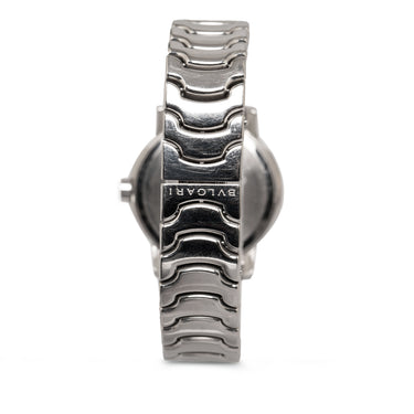 Silver Bvlgari Quartz Stainless steel Soletempo Watch - Designer Revival