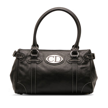 Black Dior Leather Saint Germain Handbag - Designer Revival