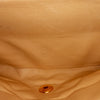 Beige Chanel Medium Classic Lambskin Double Flap Shoulder Bag