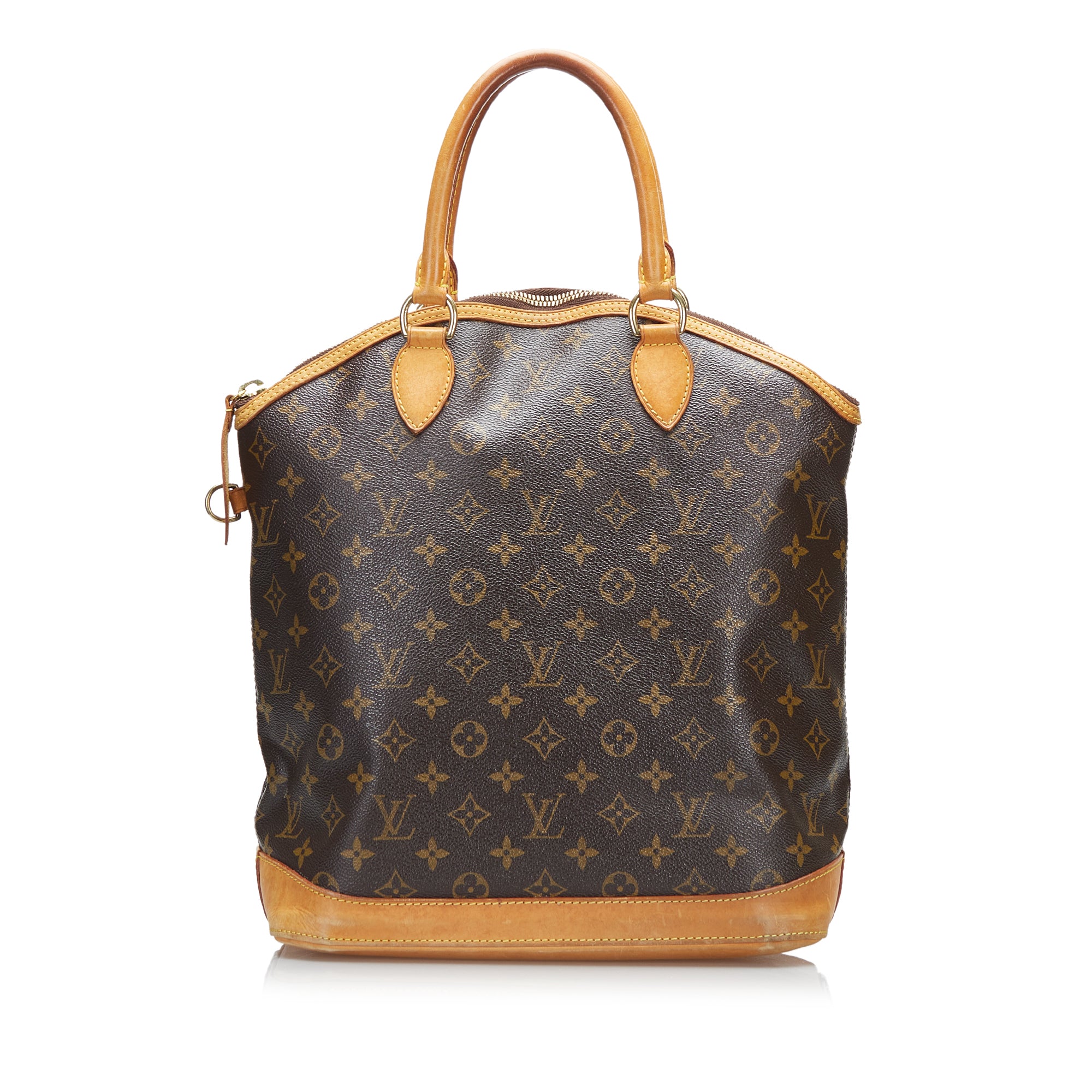 Louis Vuitton Brown Canvas Monogram Lockit Vertical Handbag Louis Vuitton