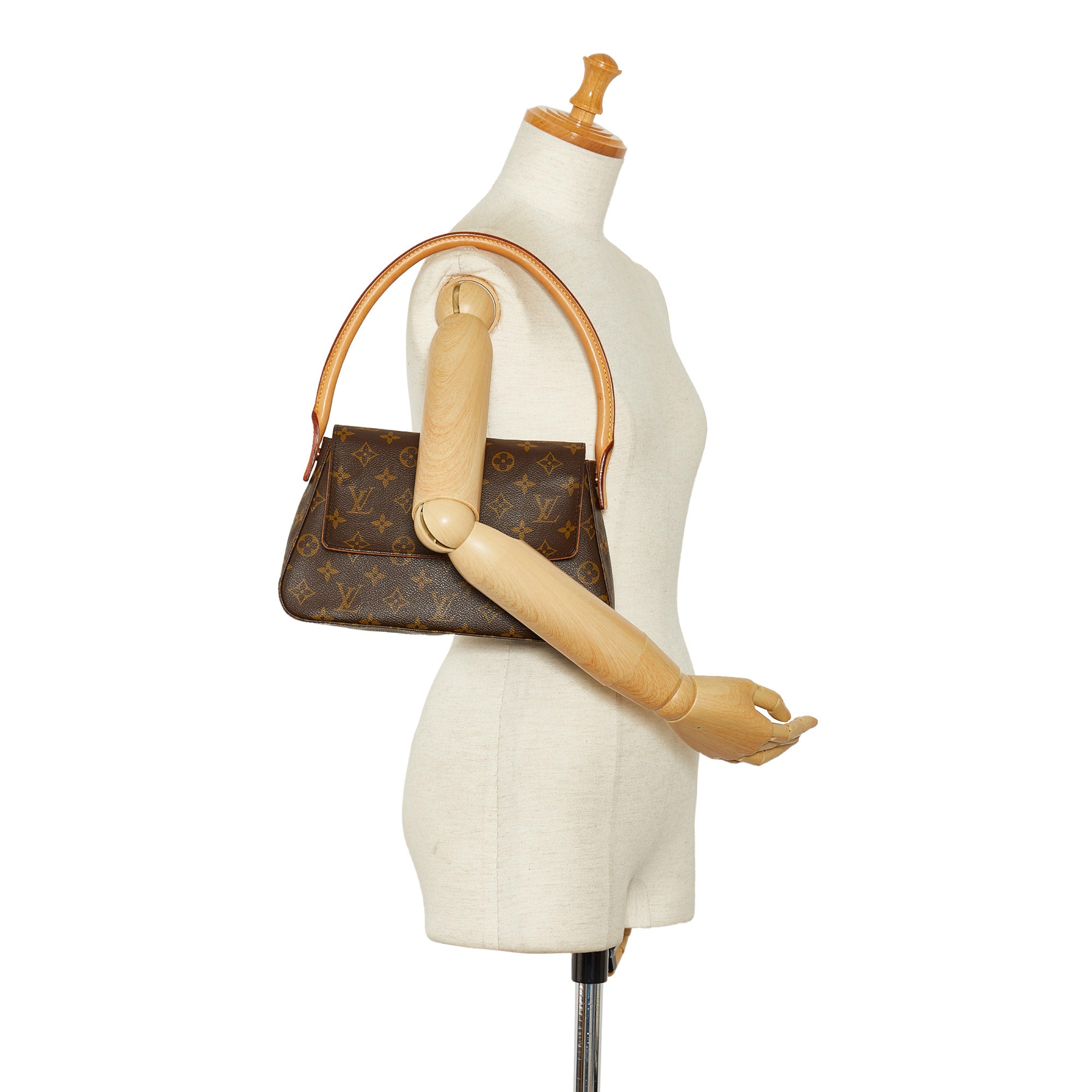 LOUIS VUITTON Monogram Mini Looping Shoulder Handbag