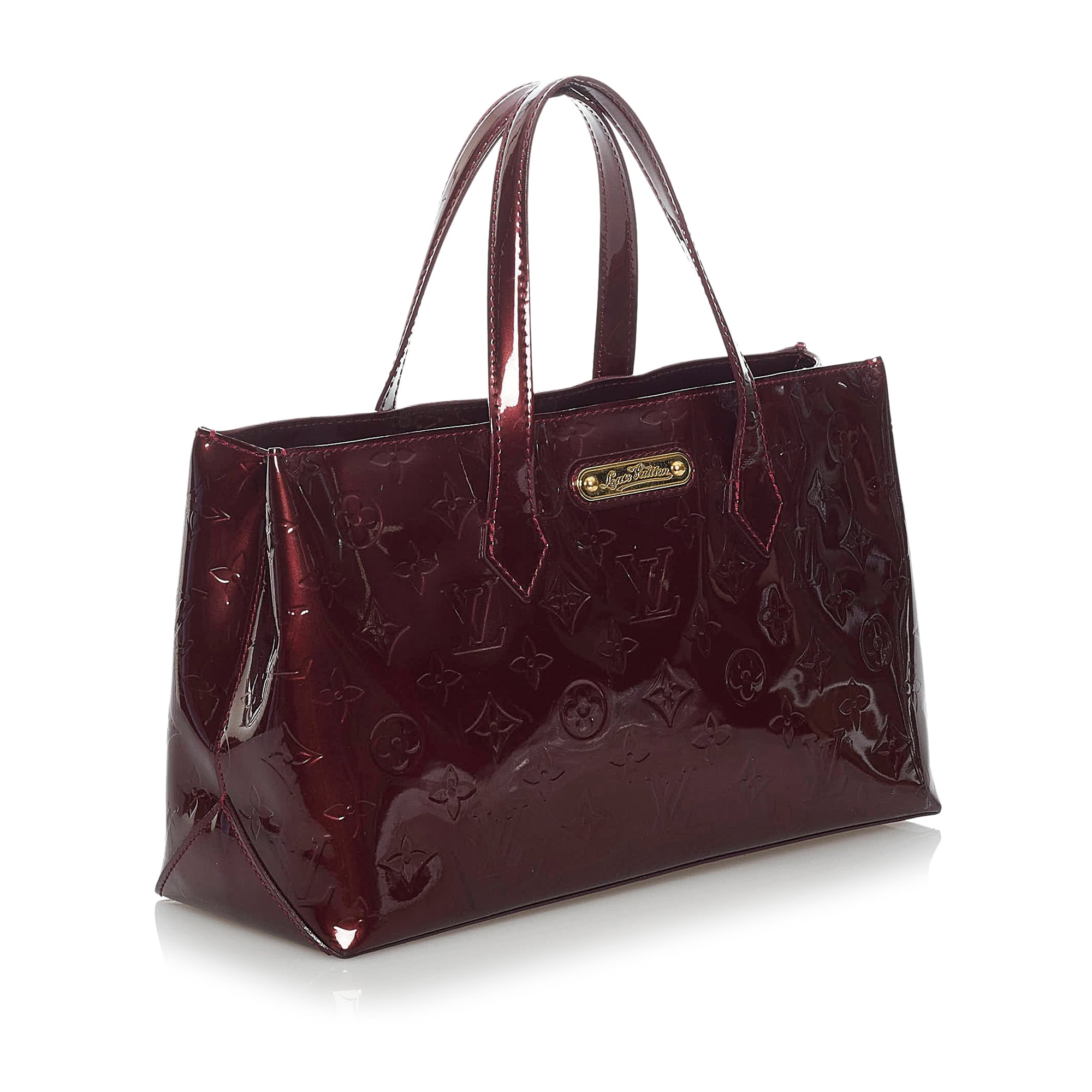 Brown Louis Vuitton Monogram Vernis Wilshire PM Handbag – Designer Revival