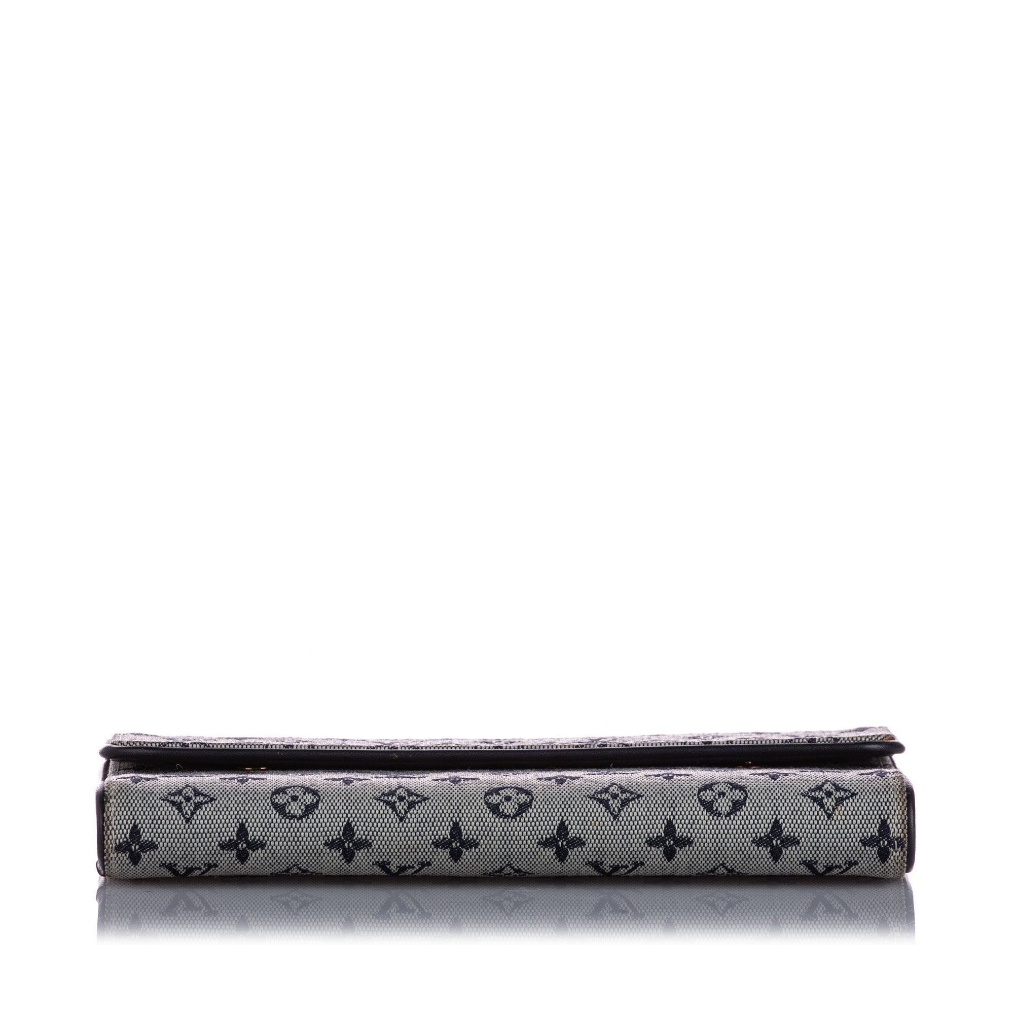 Louis Vuitton Black Monogram Mini Lin Porte-Tresor International