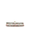 White Gucci Floral Jackie 1961 Wallet on Chain Crossbody Bag