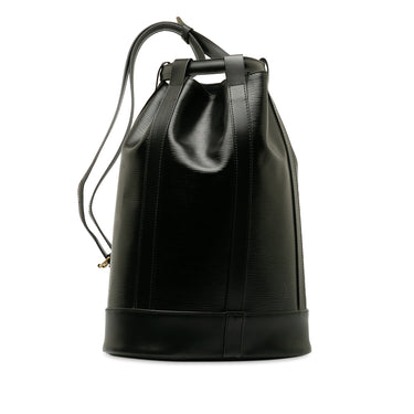 Black Louis Vuitton Epi Randonnee PM Backpack - Designer Revival