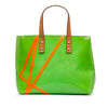 Green Louis Vuitton x Robert Wilson Monogram Vernis Fluo Reade PM Handbag