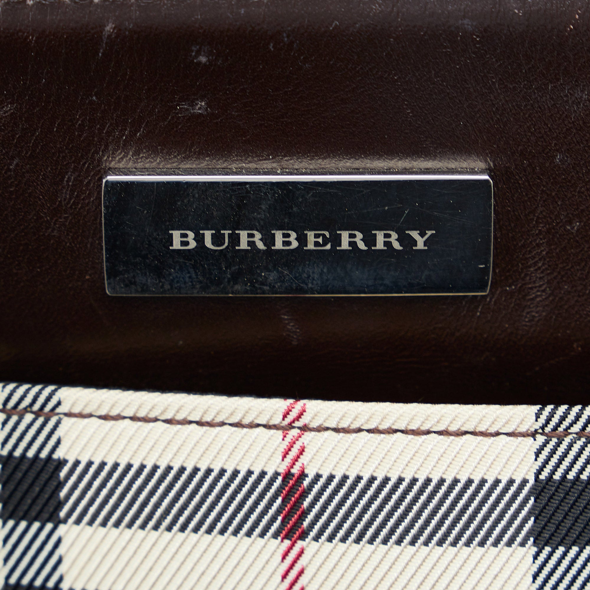 Vintage Burberry Small Bag Purse Pochette Adjustable Strap