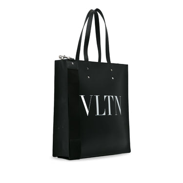 Black Valentino VLTN Leather Satchel - Designer Revival