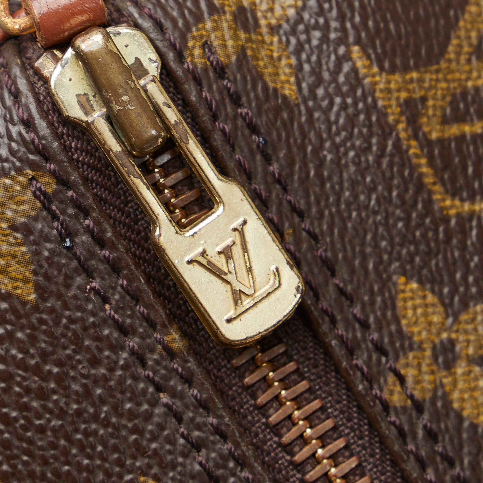 Papillon leather handbag Louis Vuitton Brown in Leather - 35786610