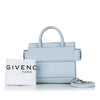 Blue Givenchy Mini Horizon Satchel