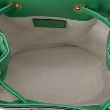 Green Gucci GG Matelasse Bucket Bag - Designer Revival