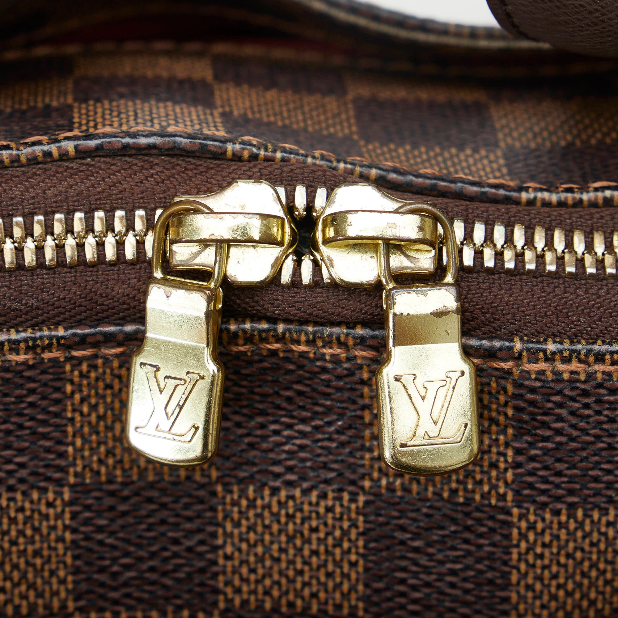 Louis Vuitton Brown Damier Ebene Canvas Belem Pm Top-handle Bag