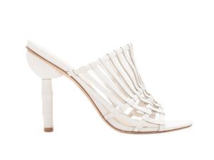 White Cult Gaia Ark Leather Heeled Sandals